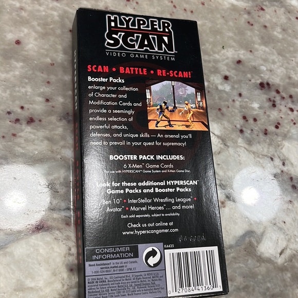 Mattel X-Men hyper scan X-men booster pack includes 6 cards - Picture 2 of 3